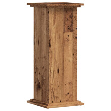 (old wood, 33 x 33 x 80 cm) vidaXL Plant Stand Plant Pot Plant Holder Outdoor Flower Stand Engineered Wood