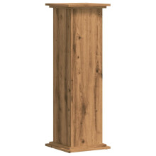 (oak, 33 x 33 x 100 cm) vidaXL Plant Stand Plant Pot Plant Holder Outdoor Flower Stand Engineered Wood