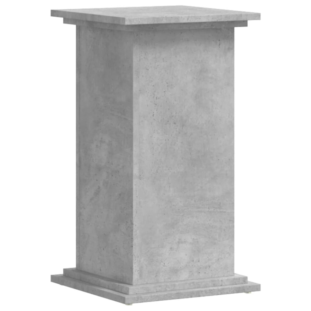 Vidaxl (Concrete 33 X 33 X 60 Cm) Plant Stand Plant Pot Plant Holder Outdoor Flower Stand Engineered Wood Grey