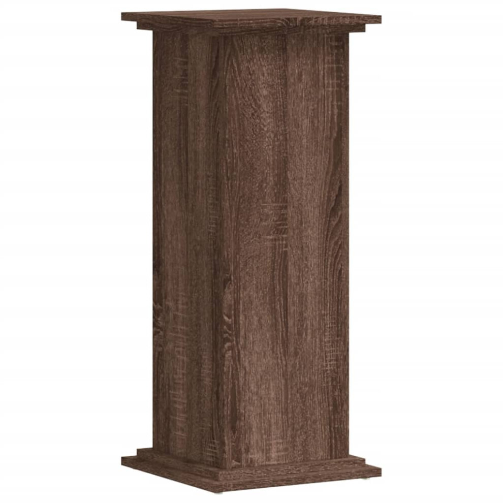Vidaxl (Brown Oak, 33 X 33 X 80 Cm) Plant Stand Plant Pot Plant Holder Outdoor Flower Stand Engineered Wood - Image 2