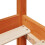 VidaXL (wax brown, 120 x 190 cm) vidaXL Bed Frame with Headboard Solid Wood Pine 9