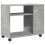 VidaXL (concrete grey) vidaXL Side Table with Wheels Hall Tea End Table Sofa Table Engineered Wood 7