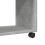 VidaXL (concrete grey) vidaXL Side Table with Wheels Hall Tea End Table Sofa Table Engineered Wood 8
