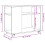 VidaXL (concrete grey) vidaXL Side Table with Wheels Hall Tea End Table Sofa Table Engineered Wood 4