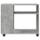 VidaXL (concrete grey) vidaXL Side Table with Wheels Hall Tea End Table Sofa Table Engineered Wood 5