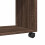 VidaXL (brown oak) vidaXL Side Table with Wheels Hall Tea End Table Sofa Table Engineered Wood 8