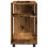 VidaXL (old wood) vidaXL Side Table with Wheels Hall Tea End Table Sofa Table Engineered Wood 6