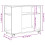 VidaXL (sonoma oak) vidaXL Side Table with Wheels Hall Tea End Table Sofa Table Engineered Wood 10