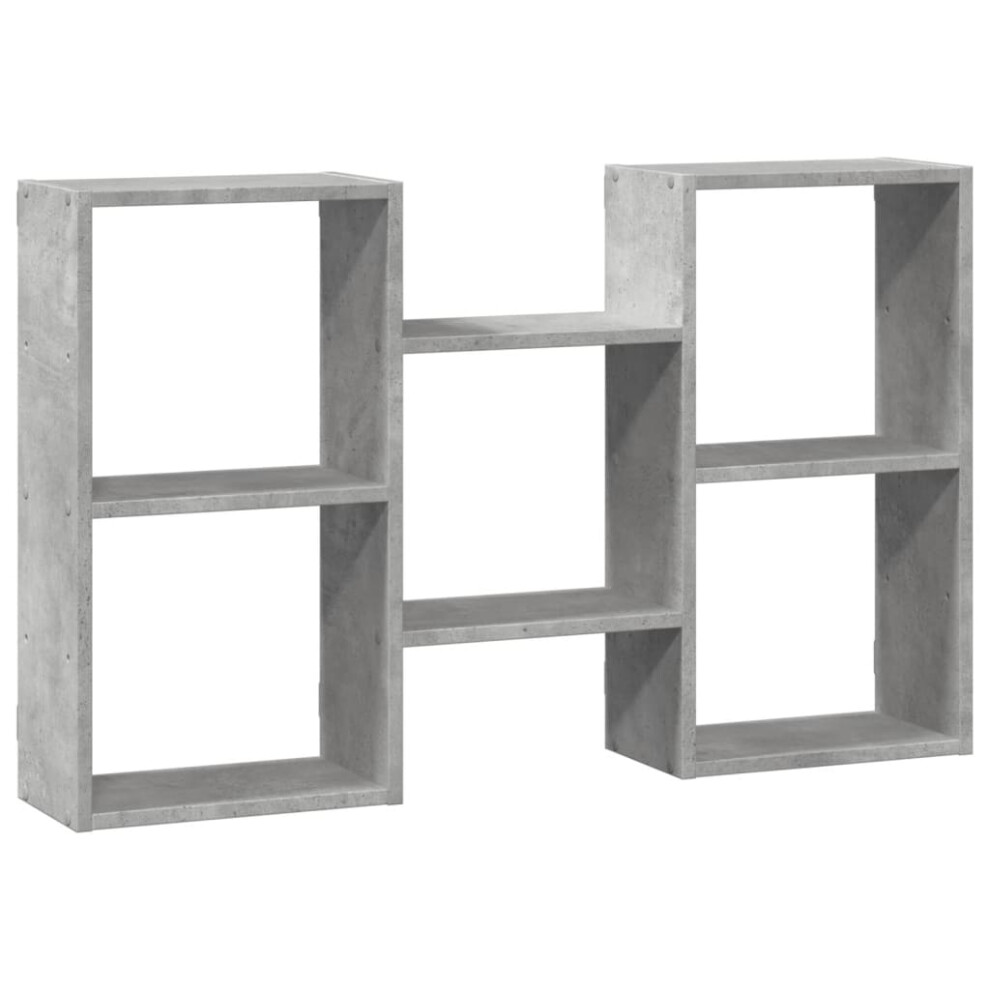 (concrete grey) vidaXL Wall Shelf Floating Shelf Storage Shelf Engineered Wood