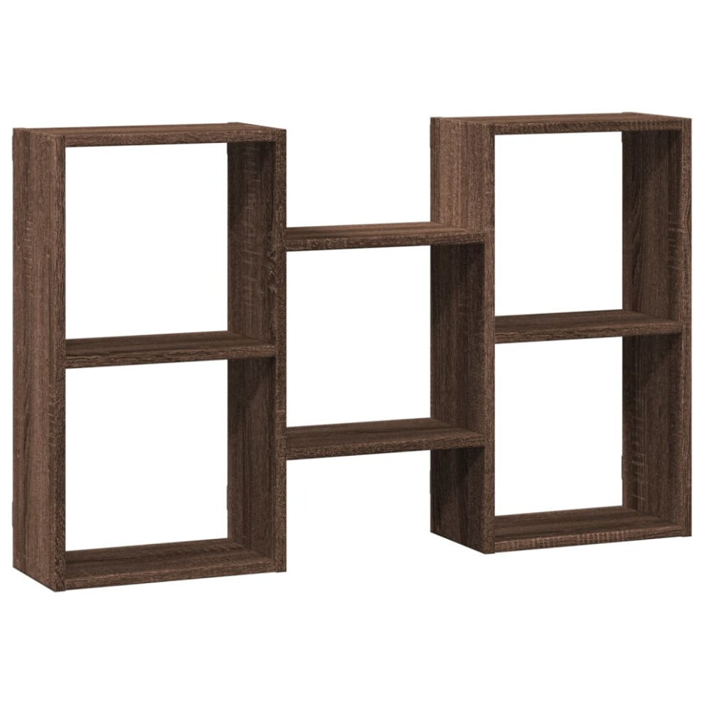 (brown oak) vidaXL Wall Shelf Floating Shelf Storage Shelf Engineered Wood