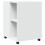 VidaXL (white) vidaXL Side Table with Wheels End Sofa Table Engineered Wood 6