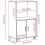 VidaXL (white) vidaXL RollingÂ Cabinet Office Storage Cabinet Engineered Wood 10