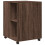 VidaXL (brown oak) vidaXL Side Table with Wheels End Sofa Table Engineered Wood 6
