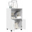 VidaXL (white) vidaXL RollingÂ Cabinet Office Storage Cabinet Engineered Wood 3