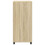 VidaXL (sonoma oak) vidaXL RollingÂ Cabinet Office Storage Cabinet Engineered Wood 5