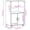 VidaXL (sonoma oak) vidaXL RollingÂ Cabinet Office Storage Cabinet Engineered Wood 10