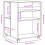 VidaXL (grey sonoma) vidaXL Side Table with Wheels End Sofa Table Engineered Wood 4