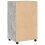 VidaXL (concrete grey) vidaXL RollingÂ Cabinet Office Storage Cabinet Engineered Wood 6