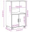 VidaXL (concrete grey) vidaXL RollingÂ Cabinet Office Storage Cabinet Engineered Wood 10