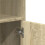 VidaXL (sonoma oak) vidaXL RollingÂ Cabinet Office Storage Cabinet Engineered Wood 8