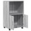 VidaXL (grey sonoma) vidaXL RollingÂ Cabinet Office Storage Cabinet Engineered Wood 7