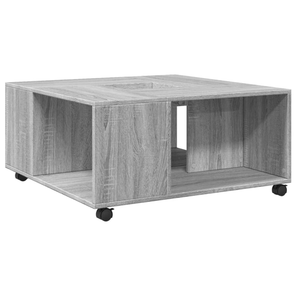 (grey sonoma) vidaXL Coffee Table Hallway Tea End Table Side Table Engineered Wood