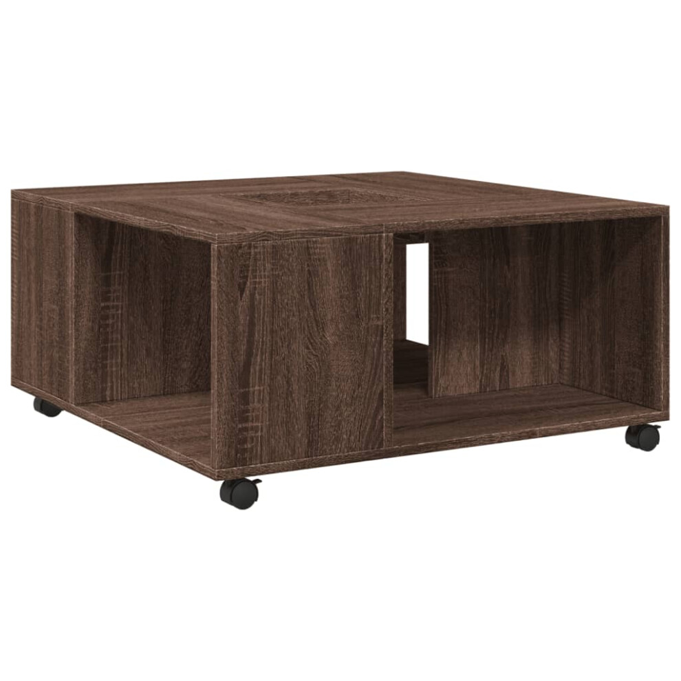 (brown oak) vidaXL Coffee Table Hallway Tea End Table Side Table Engineered Wood