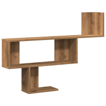 (oak) vidaXL Wall Shelf Floating Shelf Storage Shelf Engineered Wood