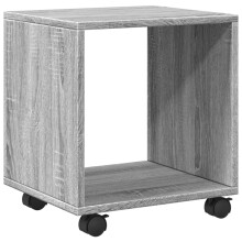 (grey sonoma, 37 x 33 x 42.5 cm) vidaXL Rolling Cabinet Filing Cabinet File Cabinet Engineered Wood