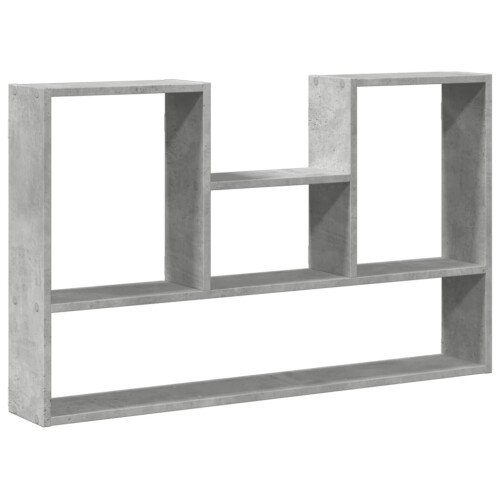 VidaXL (concrete grey) vidaXL Wall Shelf Floating Shelf Display Storage Shelf Engineered Wood 1