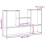 VidaXL (grey sonoma) vidaXL Wall Shelf Floating Shelf Display Storage Shelf Engineered Wood 10