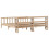 VidaXL (natural, 180 x 200 cm) vidaXL Bed Frame with Headboard Bed Base Wax Solid Wood Pine 6