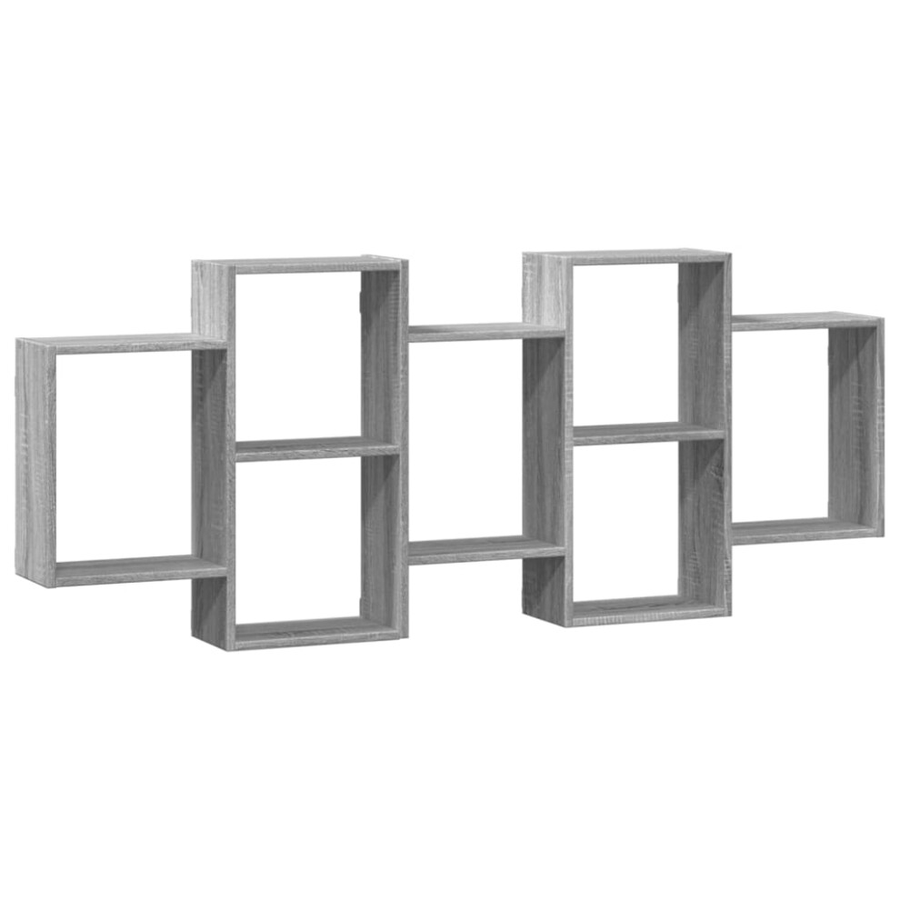 (Grey Sonoma, 159 X 18 X 65 Cm) Vidaxl Wall Shelf Floating Shelf Wall Storage Shelf Engineered Wood 8721158360793