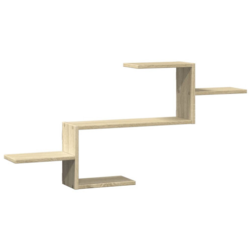 VidaXL (sonoma oak) vidaXL Wall Shelf Floating Shelf Storage Shelf Engineered Wood 1