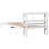 VidaXL (white, 90 x 190 cm) vidaXL Bed Frame with Headboard Bed Solid Wood Pine 6