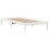 VidaXL (white, 90 x 190 cm) vidaXL Bed Frame with Headboard Bed Solid Wood Pine 7