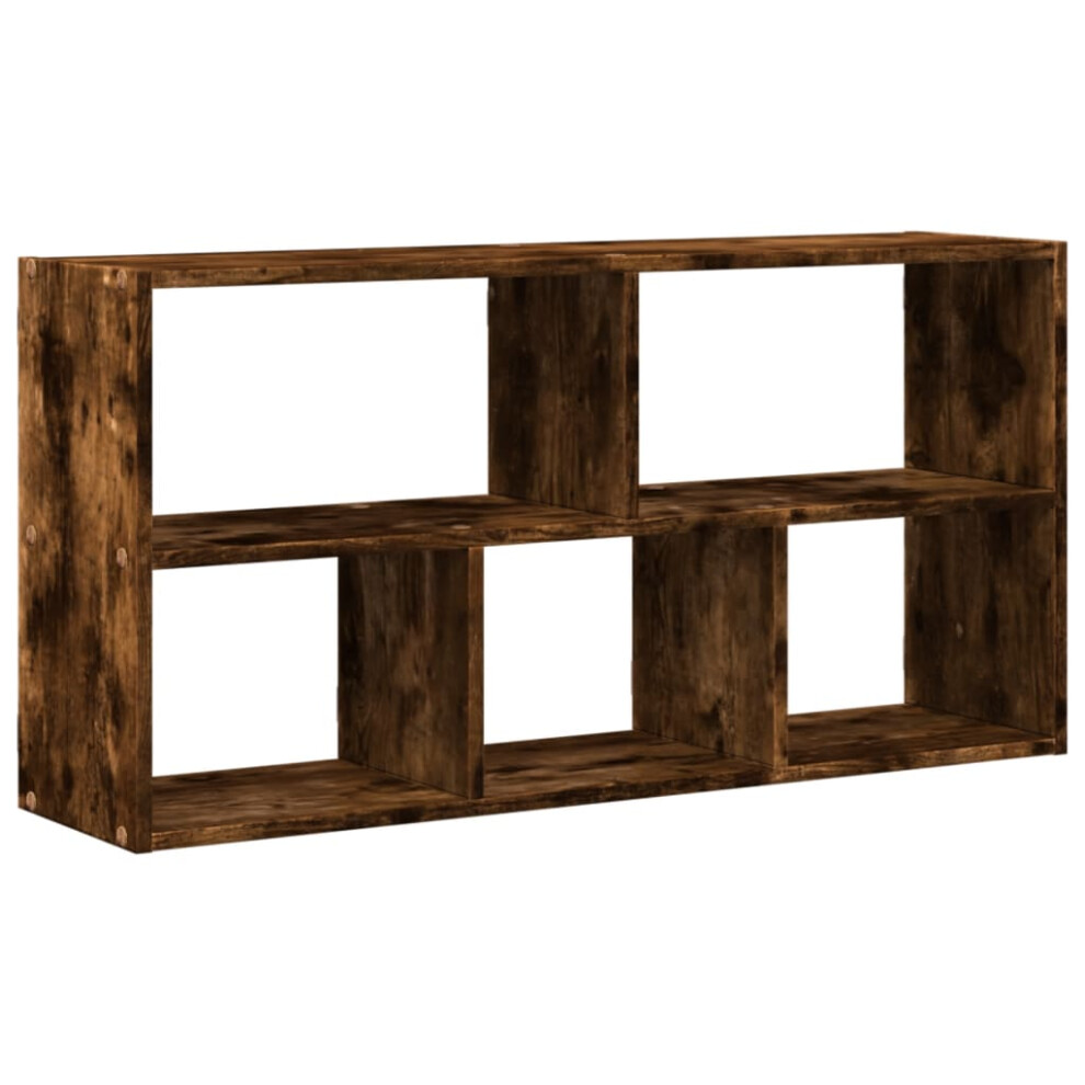 Vidaxl (Smoked Oak) Wall Shelf Floating Shelf Storage Shelf Engineered Wood Brown