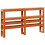 VidaXL (wax brown, 150 x 200 cm) vidaXL Bed Frame with Headboard Bedstead Bed Base Solid Wood Pine 6