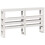 VidaXL (white, 120 x 190 cm) vidaXL Bed Frame with Headboard Bedstead Bed Base Solid Wood Pine 6
