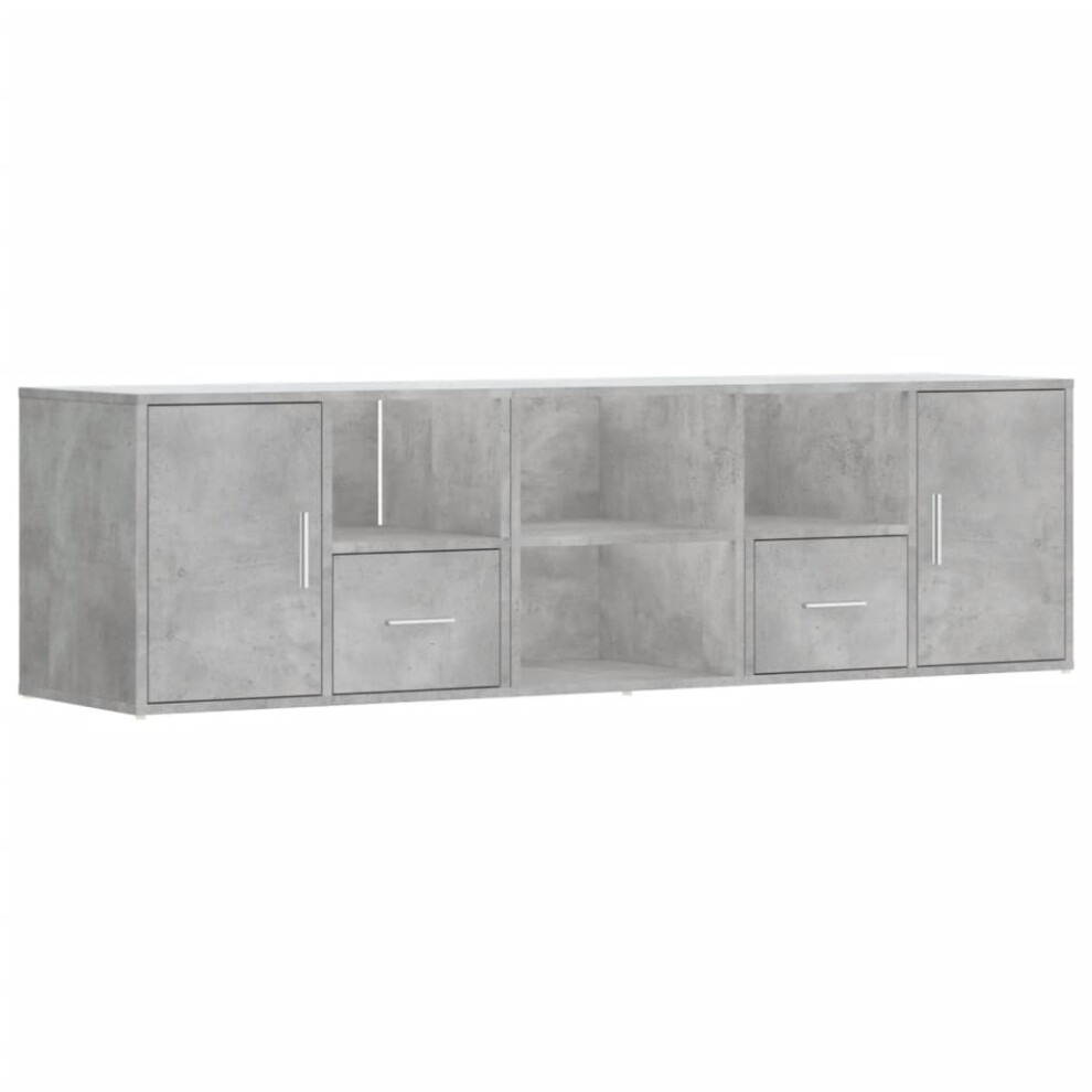 (concrete grey) vidaXL Corner Cabinet Corner Shelf Unit Bookcase Engineered Wood