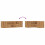 VidaXL (oak) vidaXL Corner Cabinet Corner Shelf Unit Bookcase Engineered Wood 7
