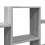 VidaXL (grey sonoma) vidaXL Wall Shelf Floating Shelf Rack Wall Cube Storage Shelf Engineered Wood 7