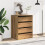 VidaXL vidaXL Kommode Artisan-Eiche 60x41x76 cm Holzwerkstoff 3