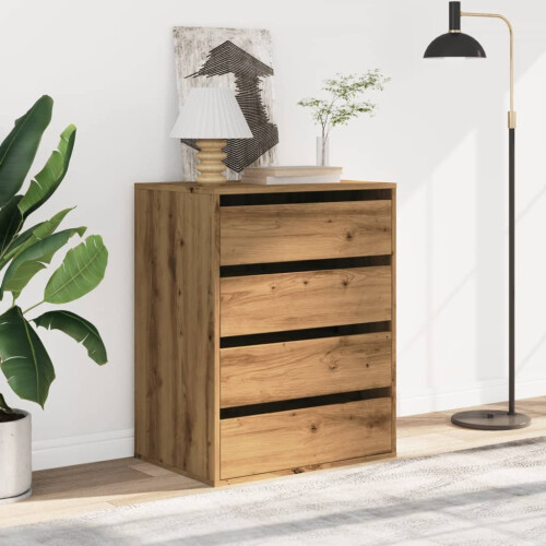 VidaXL vidaXL Kommode Artisan-Eiche 60x41x76 cm Holzwerkstoff 2