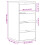VidaXL vidaXL Kommode Räuchereiche 40x41x76 cm Holzwerkstoff 4