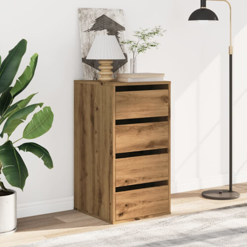VidaXL vidaXL Kommode Artisan-Eiche 40x41x76 cm Holzwerkstoff 2