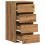 VidaXL vidaXL Kommode Artisan-Eiche 40x41x76 cm Holzwerkstoff 5