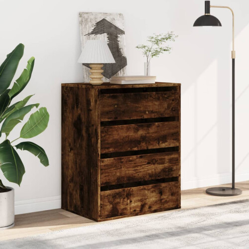 VidaXL vidaXL Kommode Räuchereiche 60x41x76 cm Holzwerkstoff 2