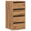 VidaXL vidaXL Kommode Artisan-Eiche 40x41x76 cm Holzwerkstoff 2