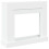 VidaXL (white) vidaXL Fireplace Surround Fire Surround Only Fireplace Frame Engineered Wood 1